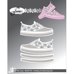 By Lene - Die - Sneakers med blomster