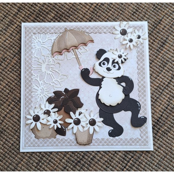 By Lene - Die - Tilbehr til Sd panda BLD1727 #1 / Regntj