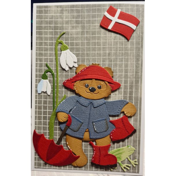 By Lene - Die - Tilbehr til Sd panda BLD1727 #1 / Regntj