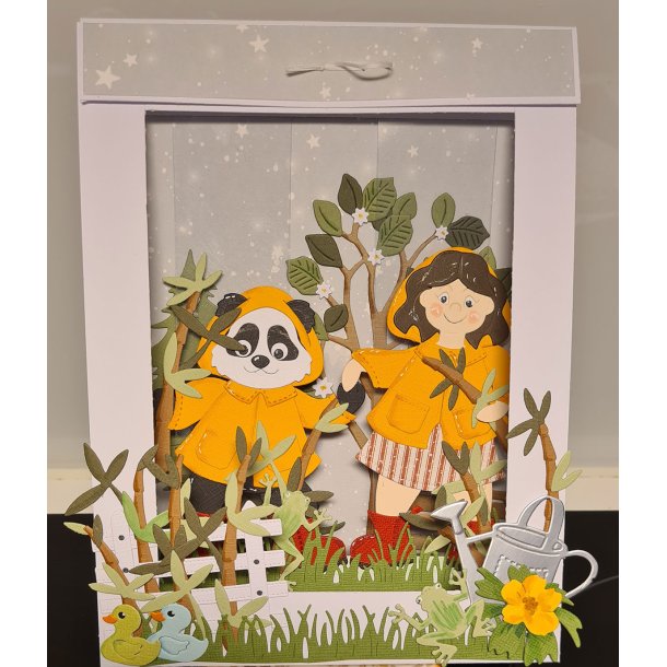 By Lene - Die - Tilbehr til Sd panda BLD1727 #1 / Regntj