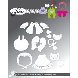 By Lene - Die - Tilbehr til Baby grise #BLD1764 - Babytj