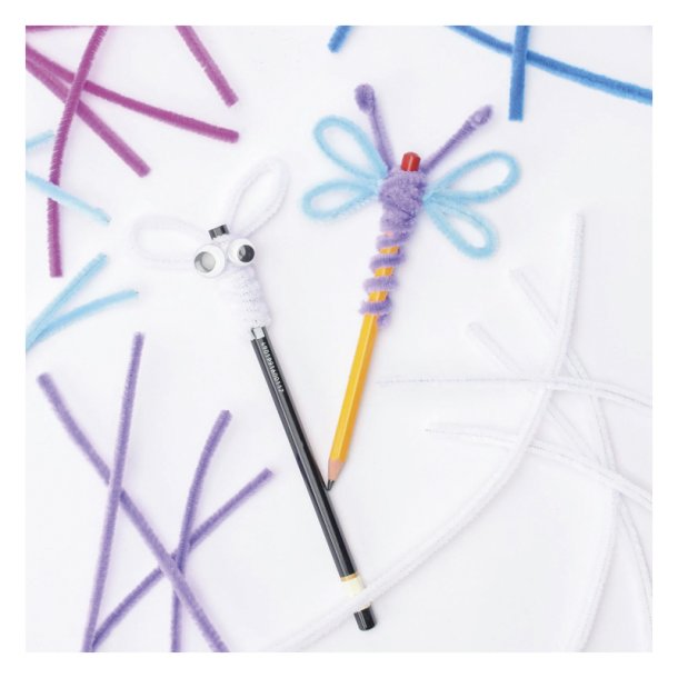 Vaessen Creative - Piberensere - Lys Bl - 6mm - 25stk