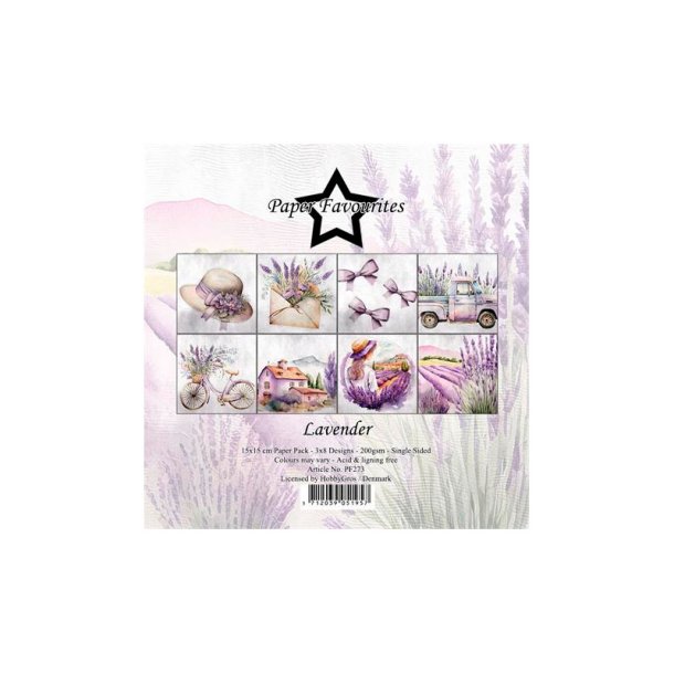 Paper Favourites - Blok 6" - Lavender