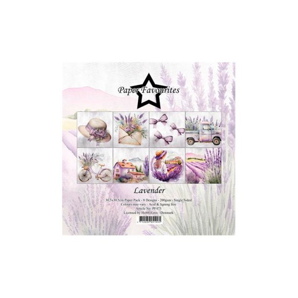 Paper Favourites - Blok 12" - Lavender