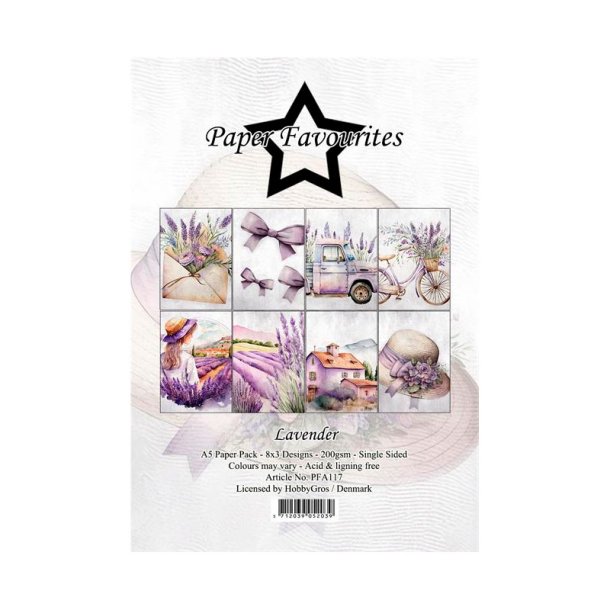 Paper Favourites - Blok A5 - Lavender