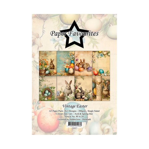 Paper Favourites - Blok A5 - Vintage Easter