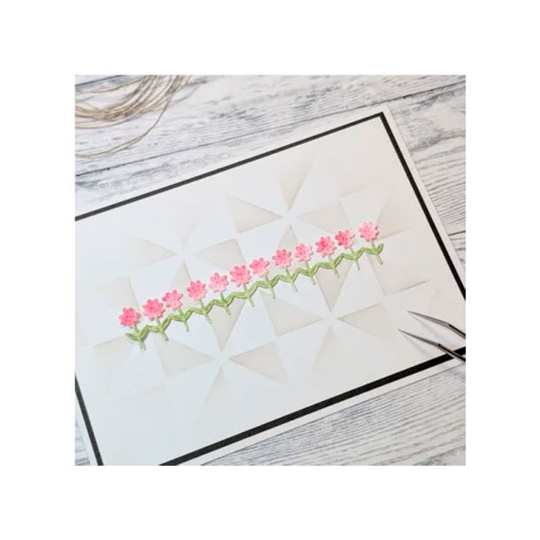 Gummiapan - Die - Blomster Rkke