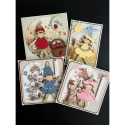 Gavlhusets Design - Die - Kjoler - Sm�rblomst og jordb�r