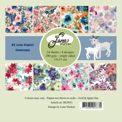 By Lene - Blok 6"  - Flowerpot