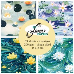 By Lene - Blok 6"  - Water Lilies