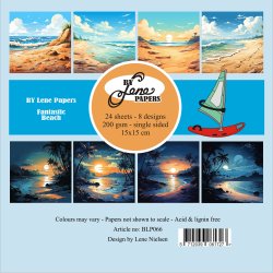 By Lene - Blok 6'' - Fantastic Beach / Fantastisk strand