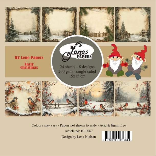 By Lene - Blok 6'' - Early Christmas / Tidlig Jul