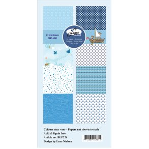 By Lene - Blok Slim Card - Ship Ahoy / Skib ohj