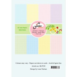 By Lene - Blok A5 - Baby Boom / Prikker og tern