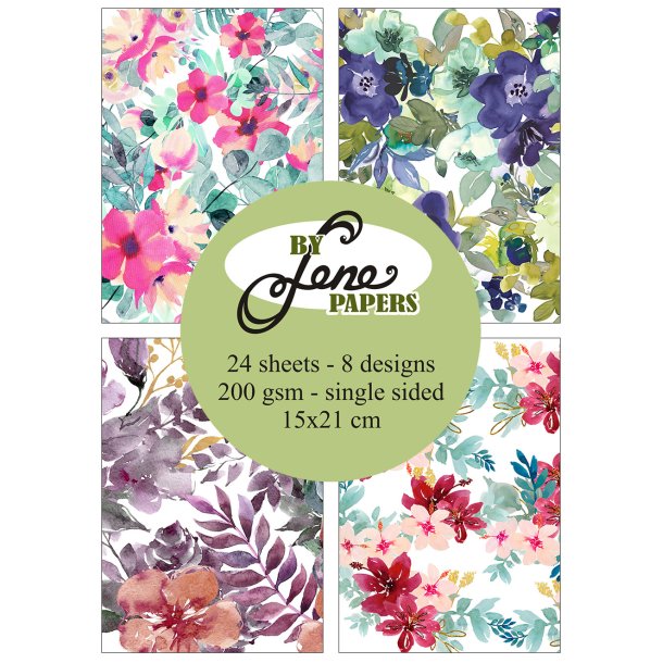 By Lene - Blok A5 - Flowerpot