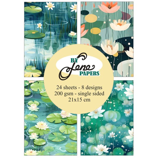 By Lene - Blok A5 - Water Lilies