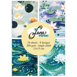 By Lene - Blok A5 - Water Lilies