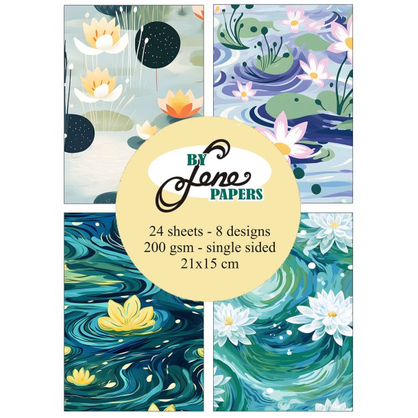 By Lene - Blok A5 - Water Lilies