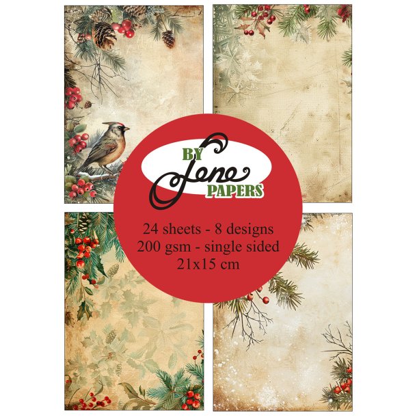 By Lene - Blok A5  - Soft Christmas