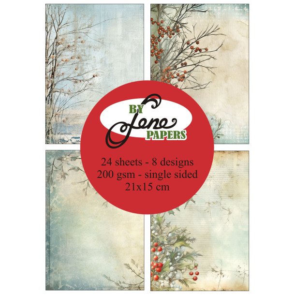 By Lene - Blok A5  - Soft Christmas