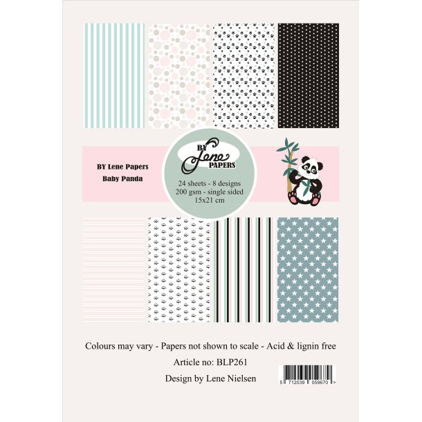 By Lene - Blok A5 - Baby Panda
