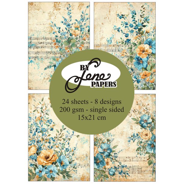 By Lene - Blok A5 - Colours of Music / Musikkens farver