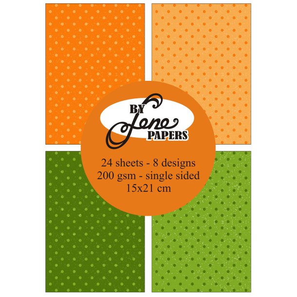 By Lene - Blok A5 - Happy Dots / Glade prikker