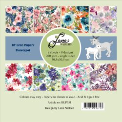 By Lene - Blok 12" - Flowerpot