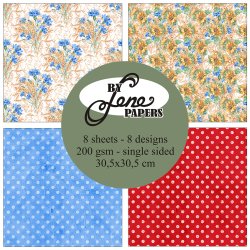 By Lene - Blok 12'' - Summer Flowers / Sommerblomster