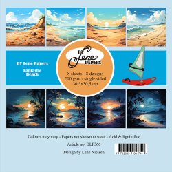 By Lene - Blok 12'' - Fantastic Beach / Fantastisk Strand