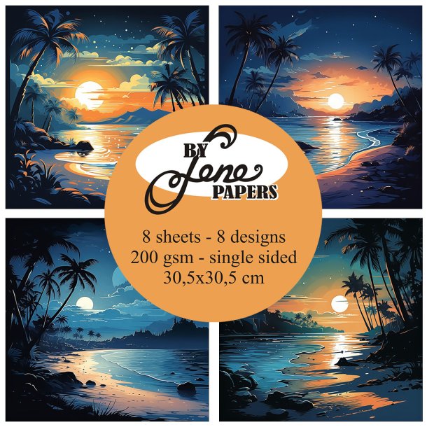 By Lene - Blok 12'' - Fantastic Beach / Fantastisk Strand