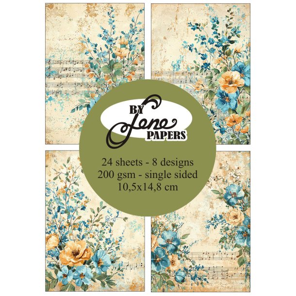 By Lene - Blok A6 - Colours of Music / Musikkens farver