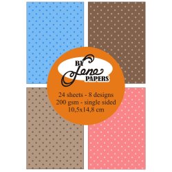 By Lene - Blok A6 - Happy Dots / Glade prikker