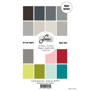 By Lene - Blok A5 - Black Vibes / Sorte vibrationer