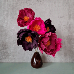 Crepeblomster - Kit - Sophia Bordeaux Mix