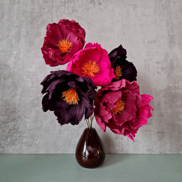 Crepeblomster - Kit - Sophia Bordeaux Mix