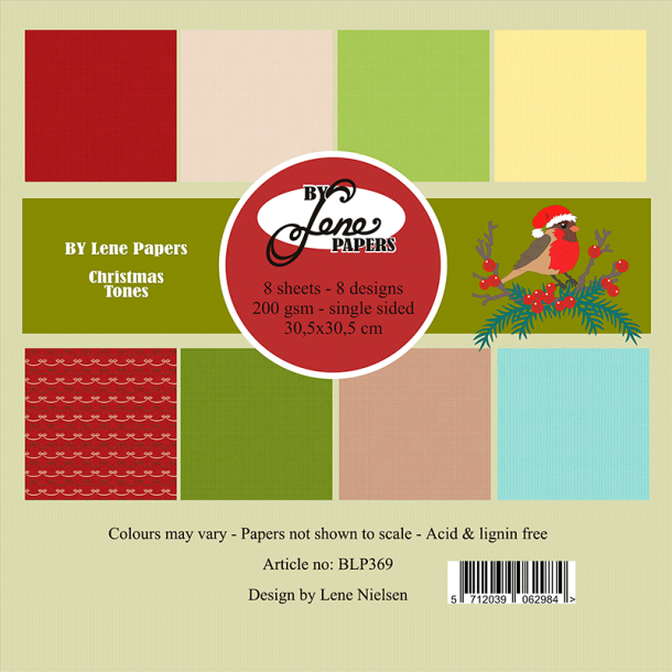 By Lene - Blok 12'' - Christmas Tones / Juletoner