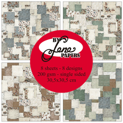 By Lene - Blok 12'' - Christmas Patchwork / Julepatchwork