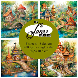 By Lene - Blok 12" - Troll Houses