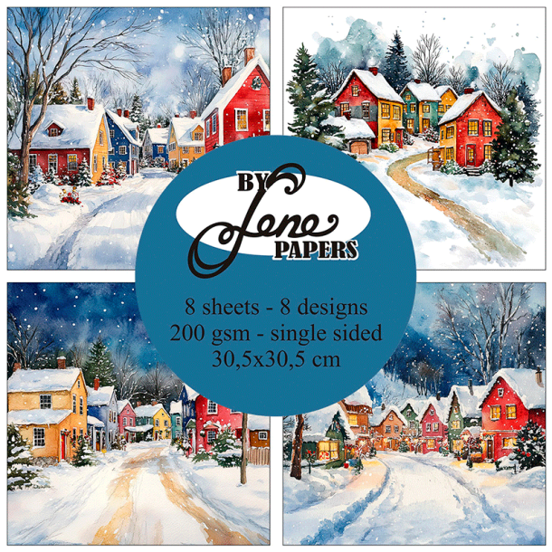 By Lene - Blok 12'' - Winter City / Vinterby