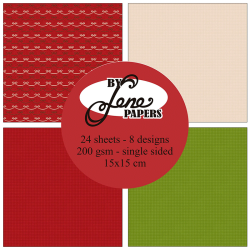 By Lene - Blok 6'' - Christmas Tones / Juletoner