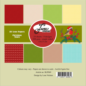 By Lene - Blok 6'' - Christmas Tones / Juletoner