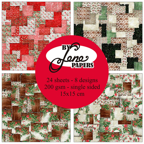 By Lene - Blok 6'' - Christmas Patchwork / Julepatchwork