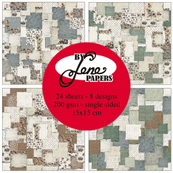 By Lene - Blok 6'' - Christmas Patchwork / Julepatchwork