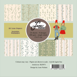 By Lene - Blok 6'' - Nostalgic Wallpaper / Nostalgisk tapet