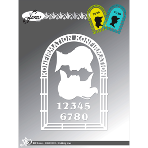 By Lene - Die - Konfirmationsramme