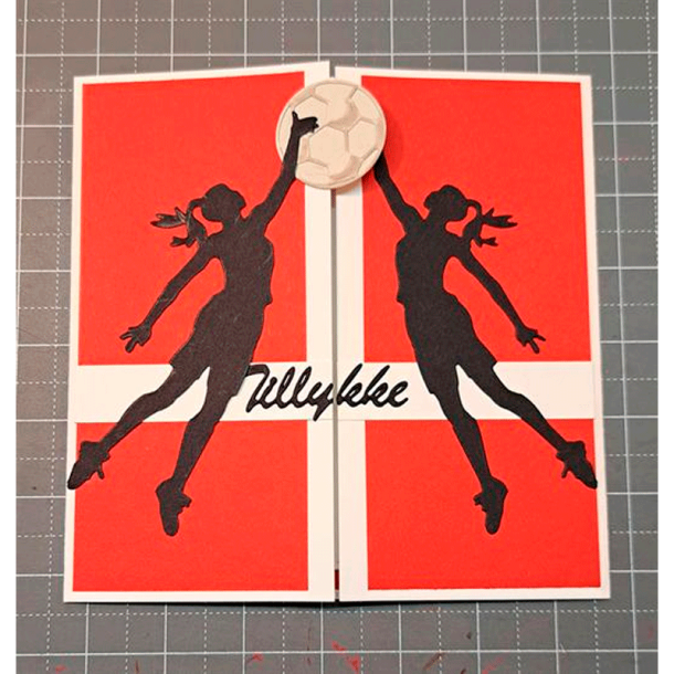 By Lene - Die - Pige Silhouette - H�ndbold og Fodbold