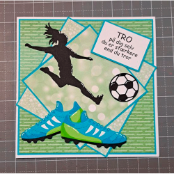 By Lene - Die - Pige Silhouette - H�ndbold og Fodbold