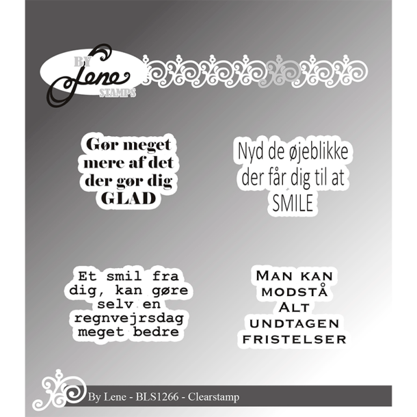 By Lene - Stempler - Gr meget mere af det der gr dig GLAD