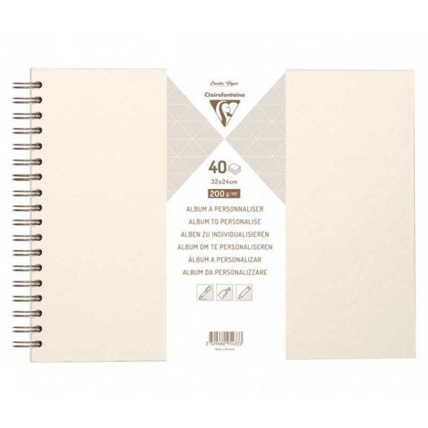 Clairefontaine - Scrap album - Cream - 200 g - 32 x 24 cm